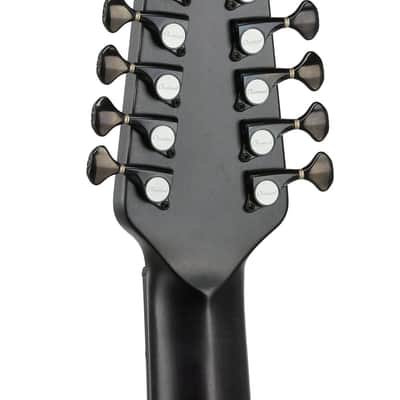 Adamas by Ovation 1598-MEIII Melissa Etheridge Signature Carbon Fiber Top Mid-Depth Cutaway Maple Neck 12-String Acoustic-Electric Guitar w/ABS Case image 12