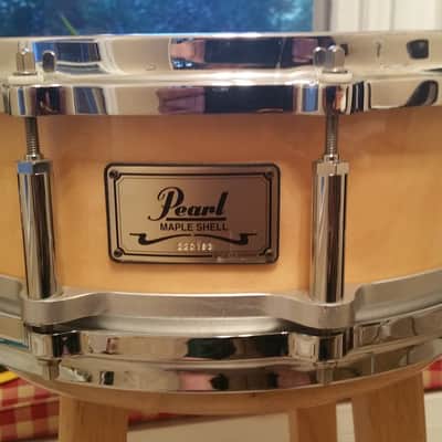 Pearl Maple Free Floating Snare Drum! 5.5 x 14 image 1