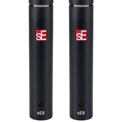 SE Electronics SE8SP Factory Matched Pair of sE8 Microphones with Mounting and Case image 1
