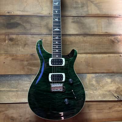PRS SE Custom 24 Quilt Teal Black w/bag image 4