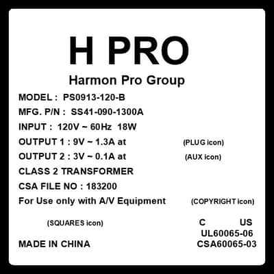 DigiTech PS0913B-120-B 9V Power Supply 2000s / B-Stock image 6