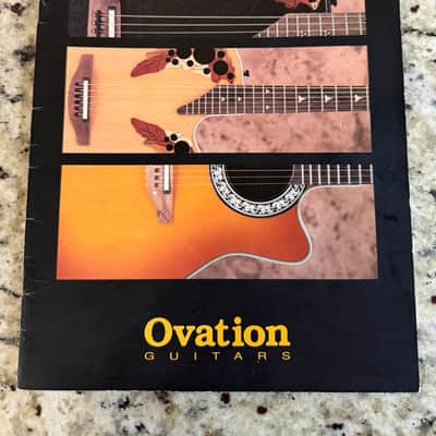 Ovation Catalog 1994 Viper Adamas II elite standard custom legend balladeer celebrity ultra deluxe image 1