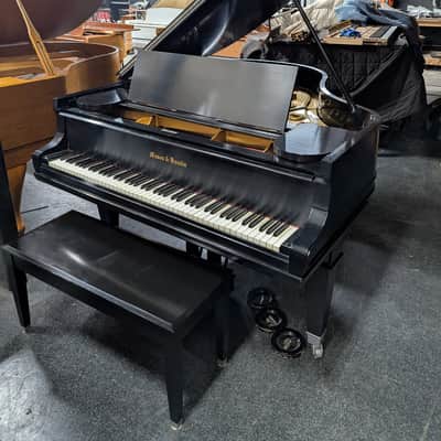 Mason & Hamlin Model A Grand Piano SN 26927 - Ebony image 1