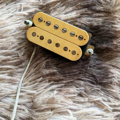 1980s DiMarzio PAF Vintage Bridge Humbucker Pickup - Cream image 1