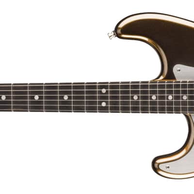 Fender American Ultra II Stratocaster Left-Hand, Ebony Fingerboard, Texas Tea Electric Guitar image 1
