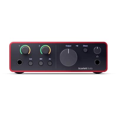 Focusrite Scarlett Solo Studio (4th Gen) USB Audio Recording Bundle image 5