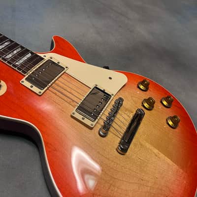 2024 Gibson Les Paul Standard 50's Plain Top Limited Edition Washed Cherry Sunburst image 13