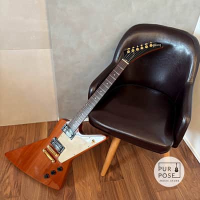 Gibson Explorer '76 Reissue (2004) - Mahogany Natural - All Original image 2