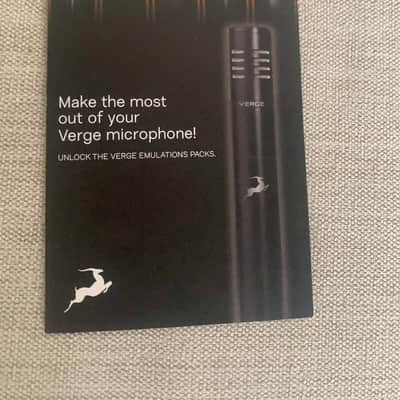 Antelope Audio Verge Small Diaphragm Modeling Condenser Microphone 2017 - Present - Black image 1