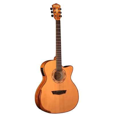 Washburn WCG66SCE Comfort Series Grand Auditorium with Electronics image 10