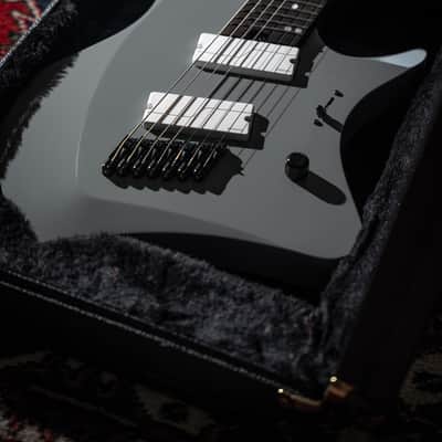 MINT Abasi Concepts Larada J 7-String Japan Chalk w/ OHSC, Fishman Fluence image 2