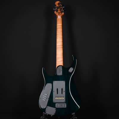 Ernie Ball Music Man JP15 Emerald Glow w/ Roasted Figured Maple Neck *Miami Guitar Exclusive* 2024 (H07648) image 4