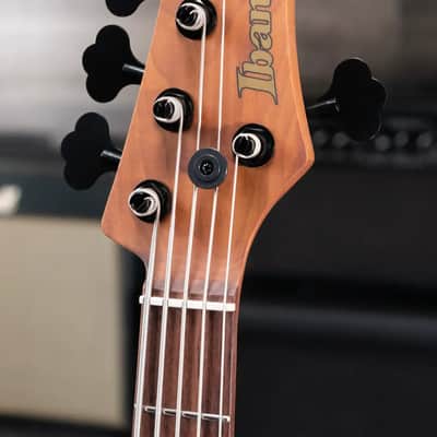 Ibanez Mode MDM1005 5-String Electric Bass Guitar - Midnight Arctic Ocean Matte image 5