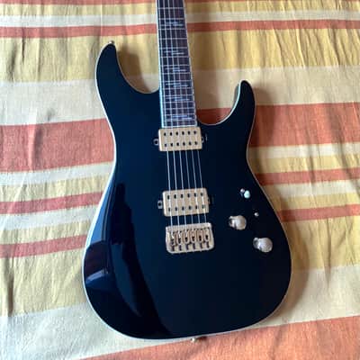 Schecter Reaper-6 Custom 2023 - Gloss Black with Bareknuckle Juggernaut pickups image 1