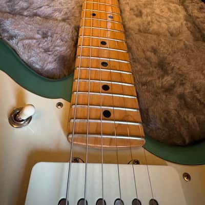 Fender American Professional Jazzmaster with Maple Fretboard 2017 - Mystic Seafoam image 4