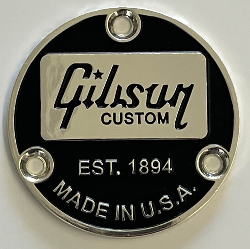 Metal Silver EST-1894 Guitar Toggle Switch Back Plate Cover for Les Paul Guitars image 1
