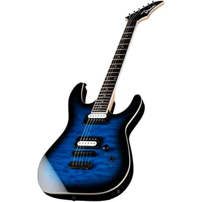 Dean Modern X electric GUITAR Trans Blue Burst - NEW w/ Tuner + Strap image 3