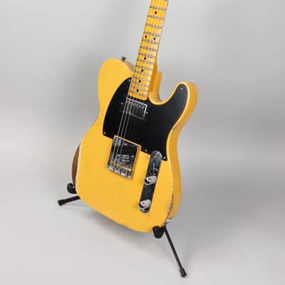 Fender Custom Shop Limited Edition Blackguard HS Tele Heavy Relic Aged Butterscotch Blonde image 9