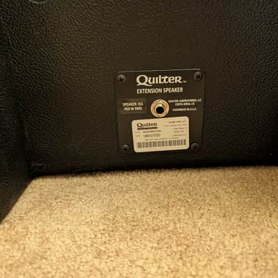 Quilter Bassliner 2x10W Wedge Bass Cabinet with Horn 2010s - Black image 16