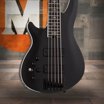 Schecter SLS Evil Twin-5 LH - Satin Black (1397) image 1