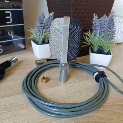 rear BEAG dynamic microphone EAG MD-16N (akg D12 type) 1970s XLR with stand image 12