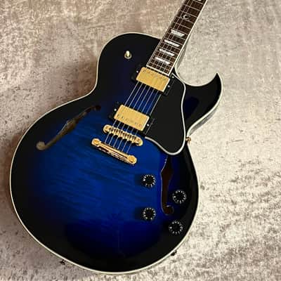 Gibson ES-137 Classic Blue Burst 2003  [USED][GTK017] image 2
