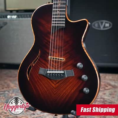 Taylor Custom Shop T5z Custom #C0957 Hawaiian Koa/Shamel Ash Hollow Body Electric Guitar with Hardshell Case image 1