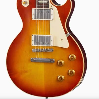 Gibson 1958 Les Paul Standard Reissue Ultra Light Aged Washed Cherry Sunburst image 2