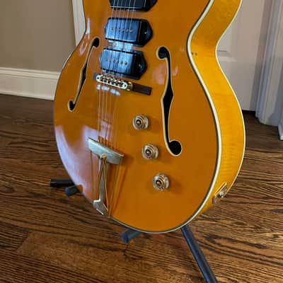 Subway Guitars Fatdog 17" Lowell  - Blonde ES-5 image 2