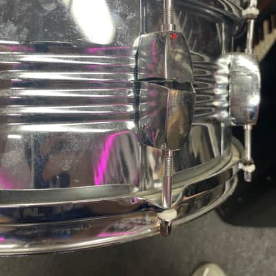 JZ Snare Drum 14" x 5.5" - Silver - New SA-0114-00 Drum Head Included image 10