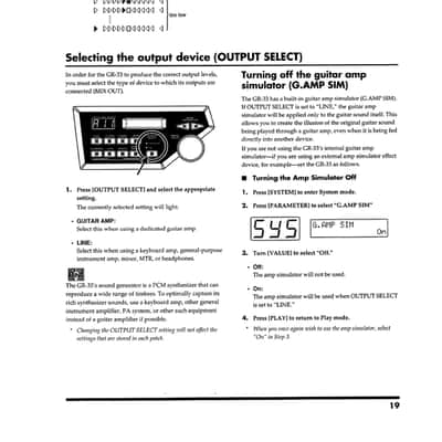 Roland GR-33 — Owners Manual User Guide Instructions — 127 Pages — USA Made image 7