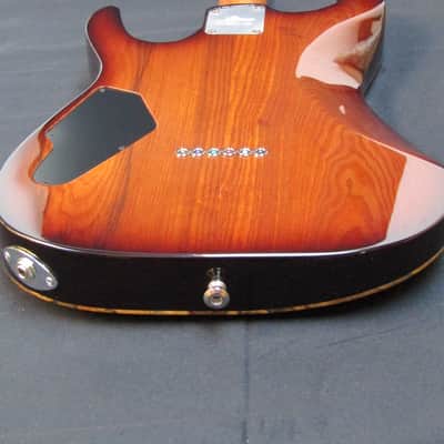 Lipe Guitars Virtuoso 2017 Natural Flame Buckeye Burl image 12