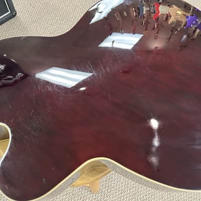 Tanglewood (No Label) Hollow-Body Archtop Electric Guitar Sunburst image 9