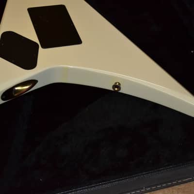 Jackson Rare Limited Tribute Edition Randy Rhoads "Concorde" #5 of 250 1992 White w/Black Pinstripes image 11