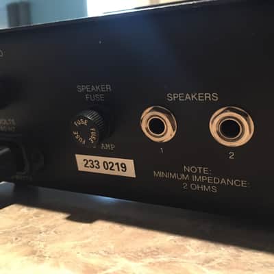 SWR Basic 350 Bass guitar head rare red face version pre-Fender Tube preamp 350 watt amp head image 5