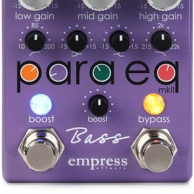 Empress Effects Bass ParaEQ Parametric Equalizer and Boost Pedal image 2