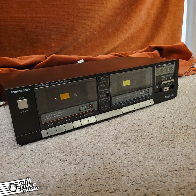 Panasonic Stereo Double Cassette Deck RS-362 Used image 1