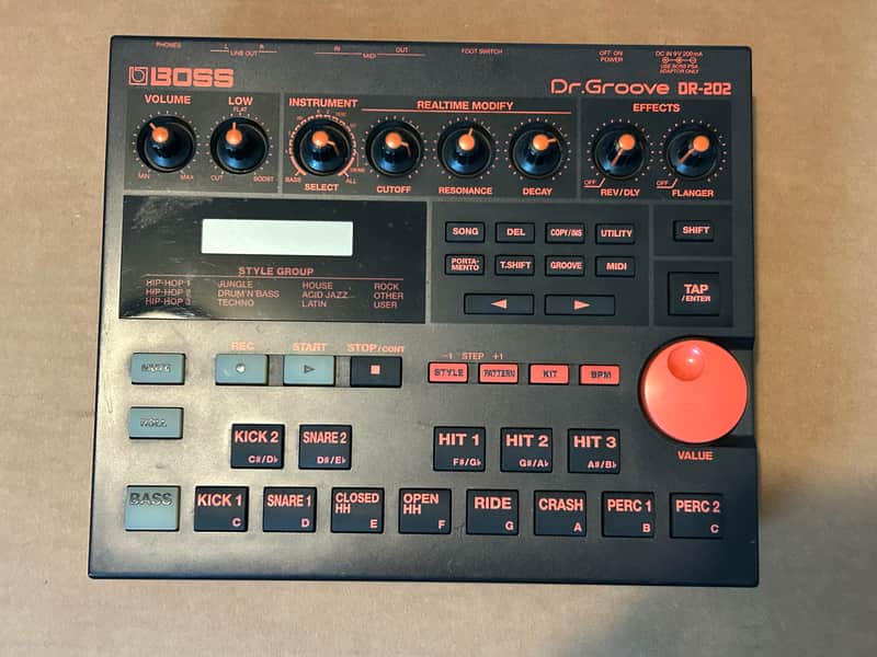 Boss DR-202 Dr. Groove 2000s - Black image 1