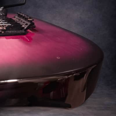 Jackson Professional Dinky LT - MIJ- 1991-1992 - Red Flame - Upgraded image 6