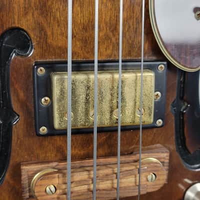 1970's Cameo  Deluxe Violin Bass With OHSC Luthier Project image 10