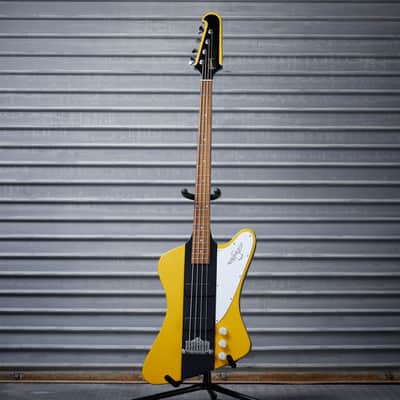 Gibson Thunderbird Bass, Thunderbee Yellow and Black | Factory Modified image 6