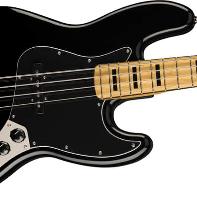 Squier Classic Vibe '70s Jazz Bass - Maple Fingerboard - Black image 5