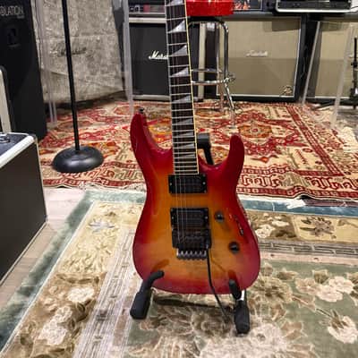 Charvel 750 XL with Tremolo Bridge 1989 - 1991 - Transparent Cherry Sunburst image 2