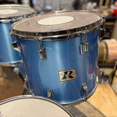 Rogers XP8 Six Piece Drum Set - 1980s - Blue Mist image 14