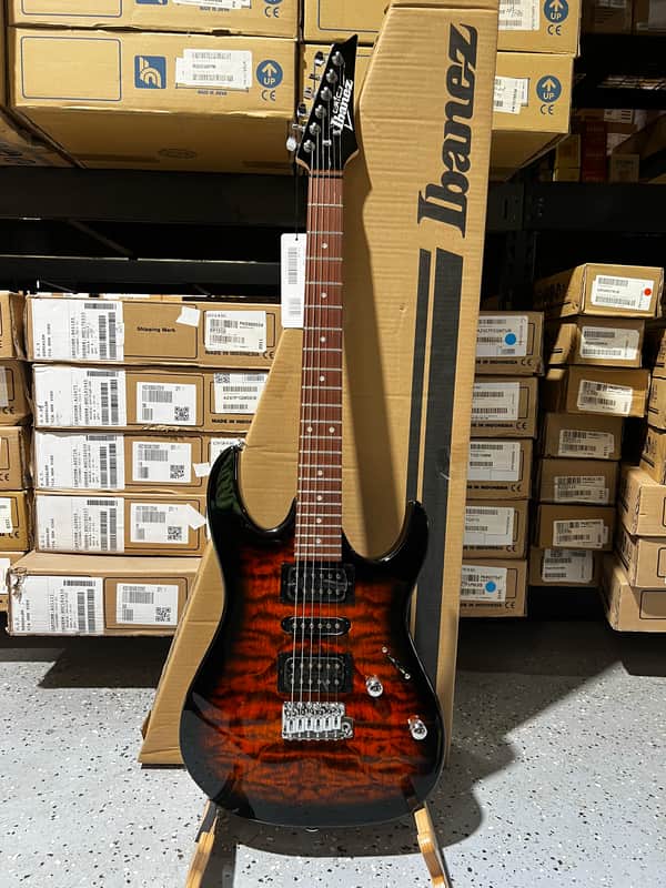 Ibanez Gio GRX70QA Electric Guitar - Sunburst image 1