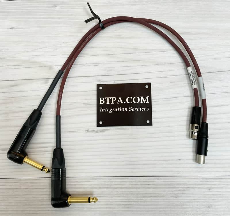 Best-Tronics Pro Audio 12" & 18" MKG-LR-MR Cable Pair for AKG Wireless image 1