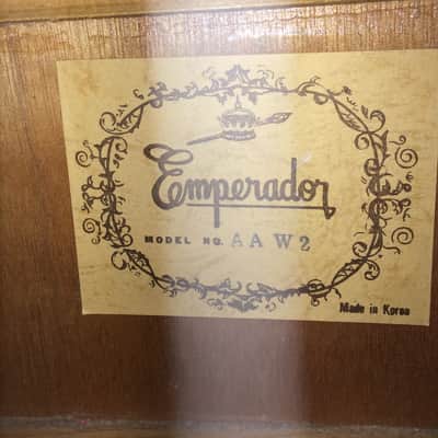 Vintage Emperador AA W2 Acoustic Guitar image 4