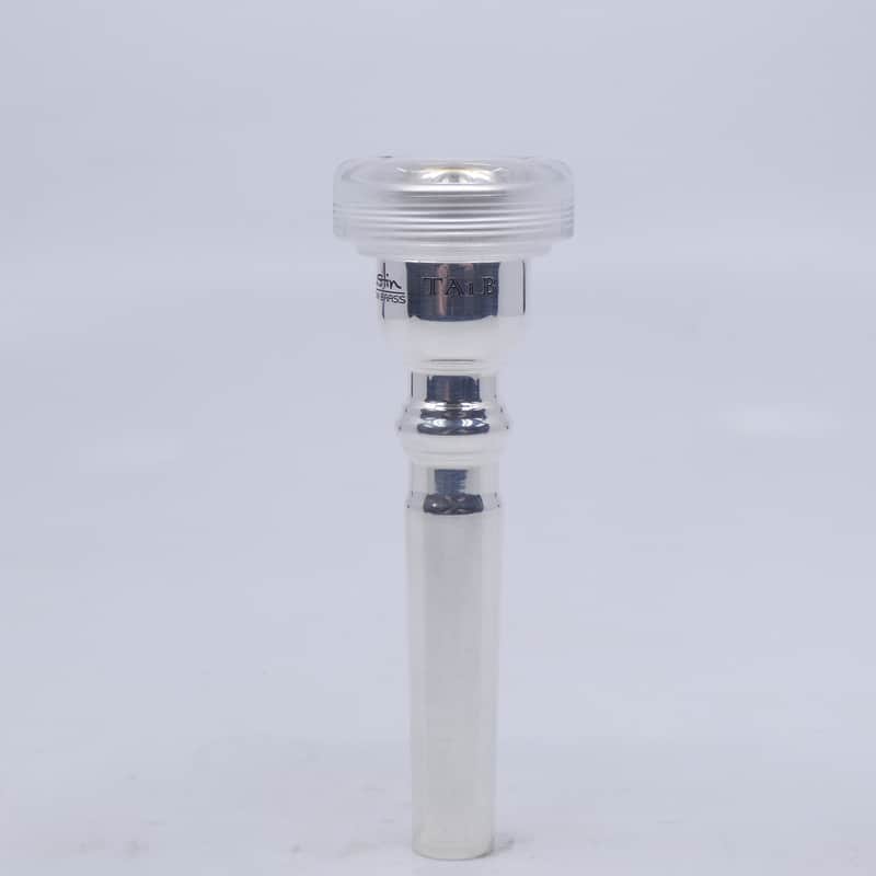 ACB TA1B Trumpet Mouthpiece with a Clear Acrylic Rim - Silver/Acrylic image 1