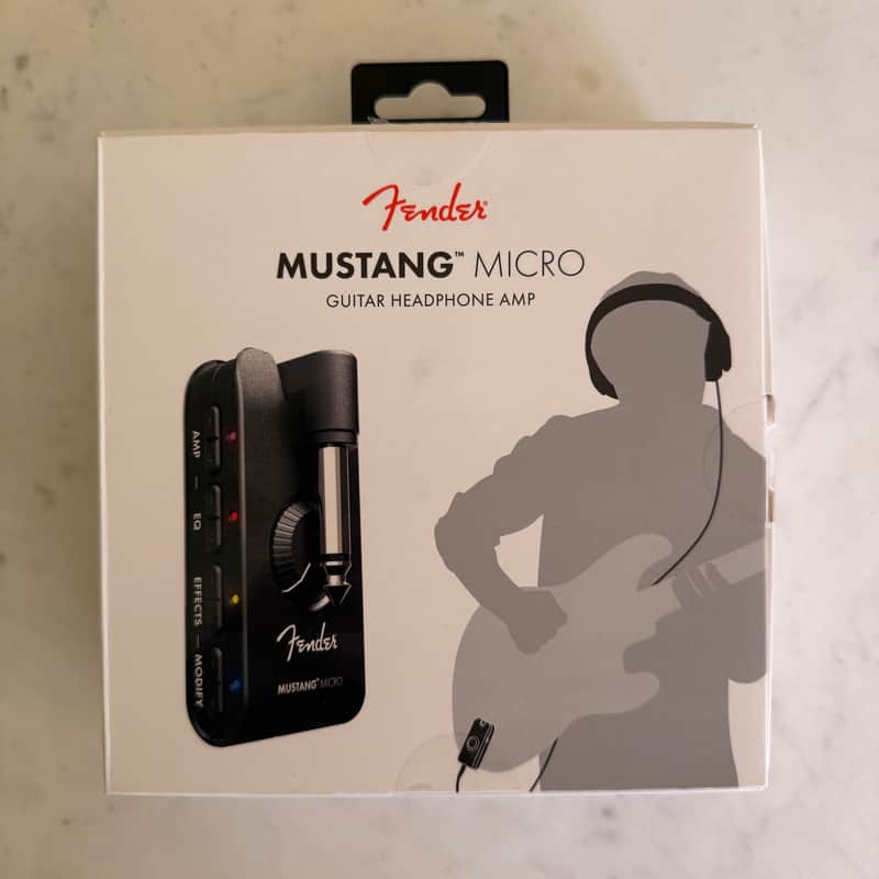 Fender Mustang Micro Guitar Headphone Amp 2021 - Present - Black image 1