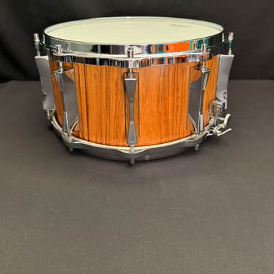 Sonor Lite LD547x Snare Drum 14" x 7,25" 1985 - Genuine Rosewood Veneer image 10